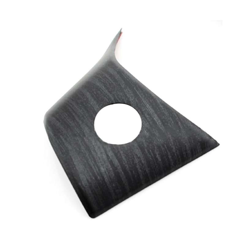 Brushed Wood Grain Steering Wheel Protective Trim for Model Y