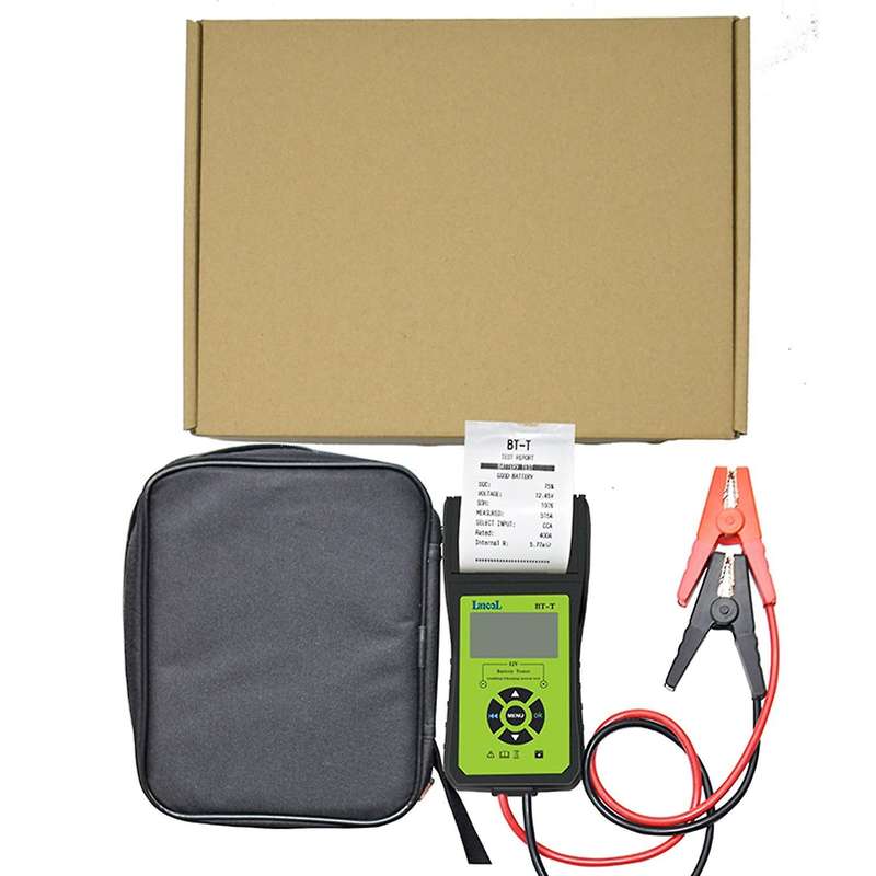 BT-T 12V Car Digital Battery Tester Auto Batteries Measure Tool with Printer Automotivo Battery Syst