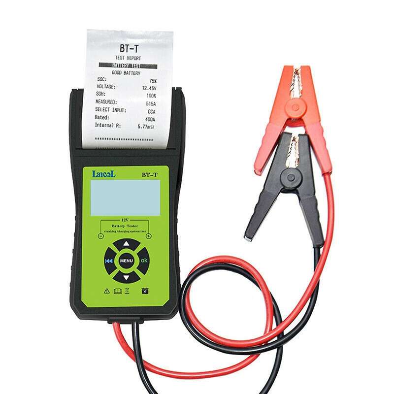 BT-T 12V Car Digital Battery Tester Auto Batteries Measure Tool with Printer Automotivo Battery Syst