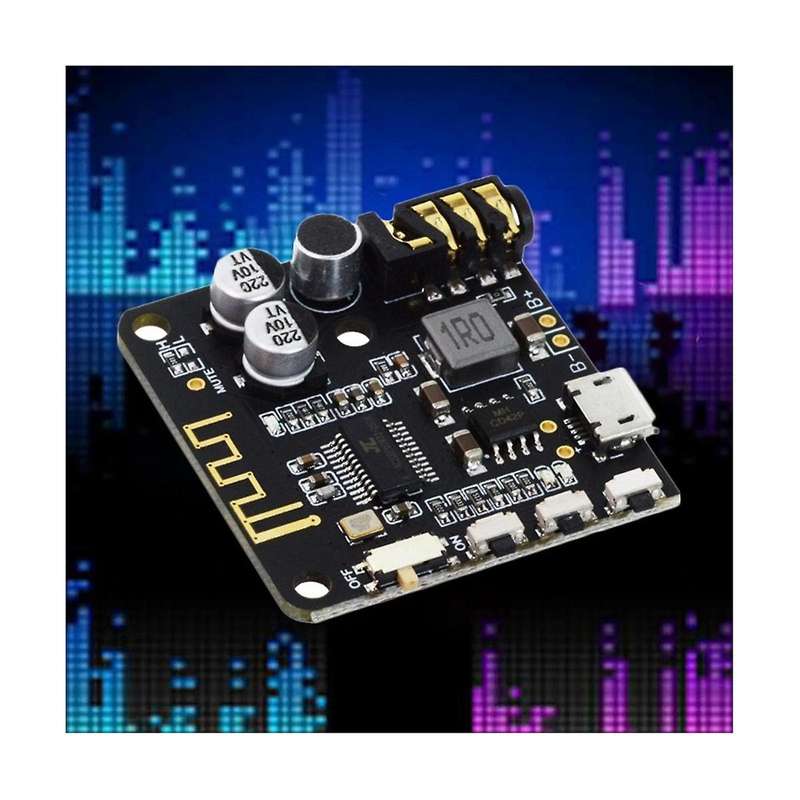 Bt5.0 Pro Audio Module+case Mp3 Audio Decoder Board with Mic Lossless Car Speaker Audio Amplifier D