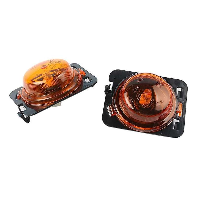 Bulbs Side Front Lamp Turn Signal Light for Wrangler-JK 2007-2015 Halogen Marker Side Lamp Clearance