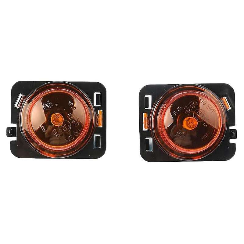 Bulbs Side Front Lamp Turn Signal Light for Wrangler-JK 2007-2015 Halogen Marker Side Lamp Clearance