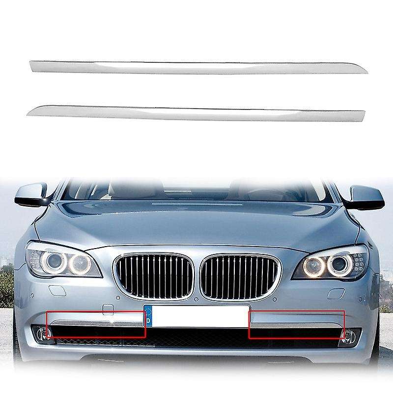 Bumper Face Bar Trim for F01 F02 F04 740Li 2009-2012 750Li Set of 2 Front Left Right 51117197291 511
