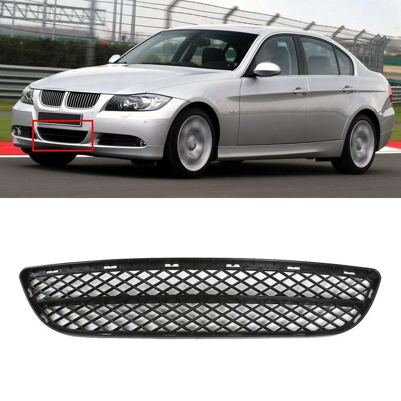 Bumper Lower Center Grille Cover Trim for - 3-Series 2004-07 E90 E91 51117134074