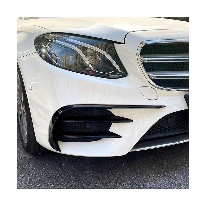 Bumper Spoiler Wind Blade Front Wind Blade Decoration Car for E-Class W213 2016-2020 E200 260 300