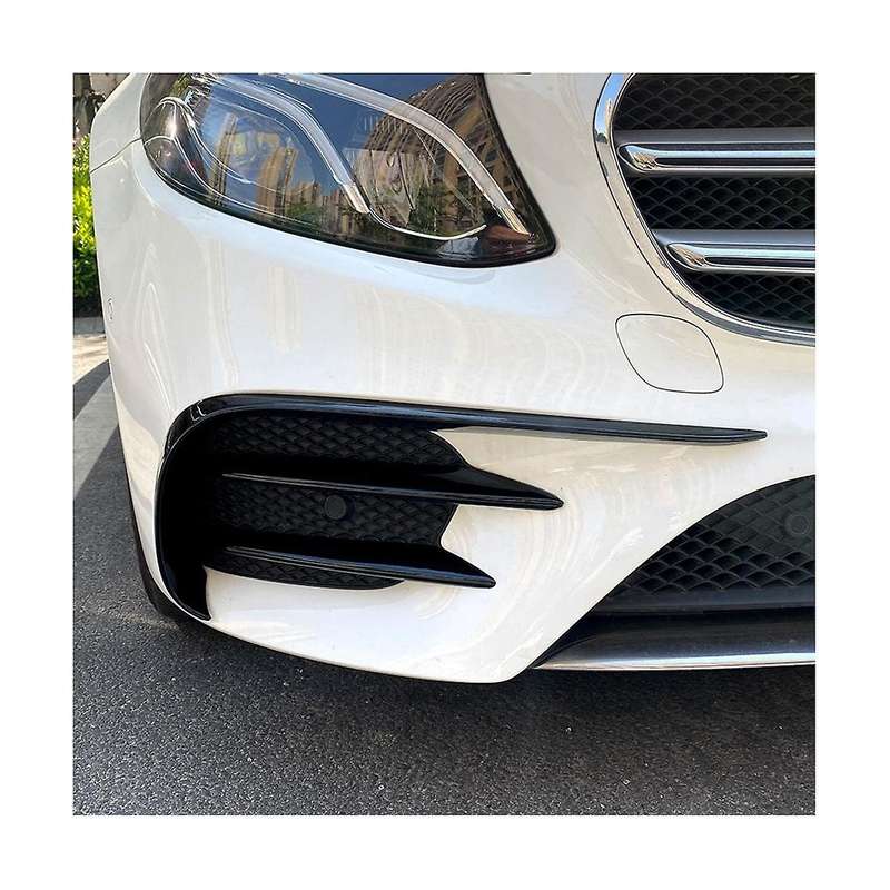 Bumper Spoiler Wind Blade Front Wind Blade Decoration Car for E-Class W213 2016-2020 E200 260 300