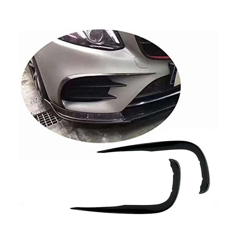 Bumper Spoiler Wind Blade Front Wind Blade Decoration Car for E-Class W213 2016-2020 E200 260 300