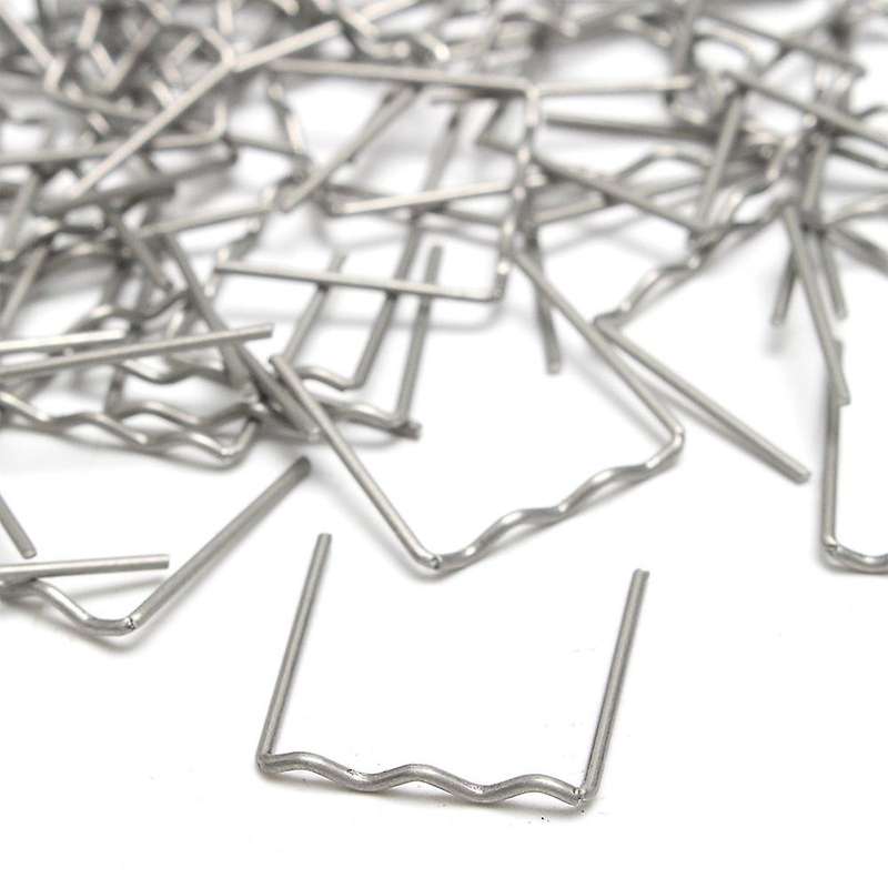 Bumper Repair Hot for Welding PVC ABS Nylon Plastic, 300Pcs 0.6mm and 300Pcs 0.8mm Flat