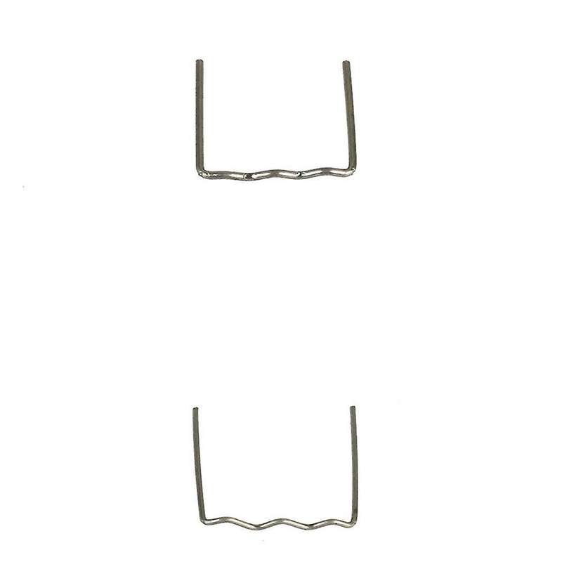 Bumper Repair Hot for Welding PVC ABS Nylon Plastic, 300Pcs 0.6mm and 300Pcs 0.8mm Flat