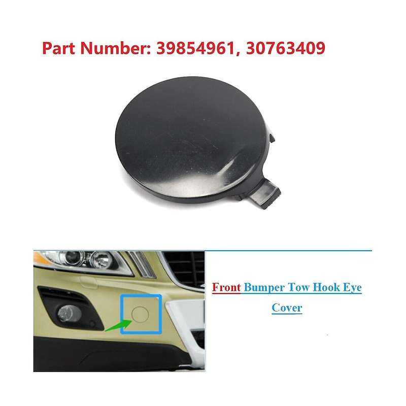 Bumper Tow Hook Cover Eye Cap for XC60 2009-2013 39854961 30763409
