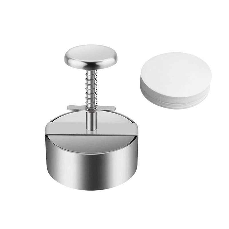 Burger Press- 5.5-Inch Grill Burger Smasher Hamburger Patty Maker Stainless Steel Meat Grinder for P