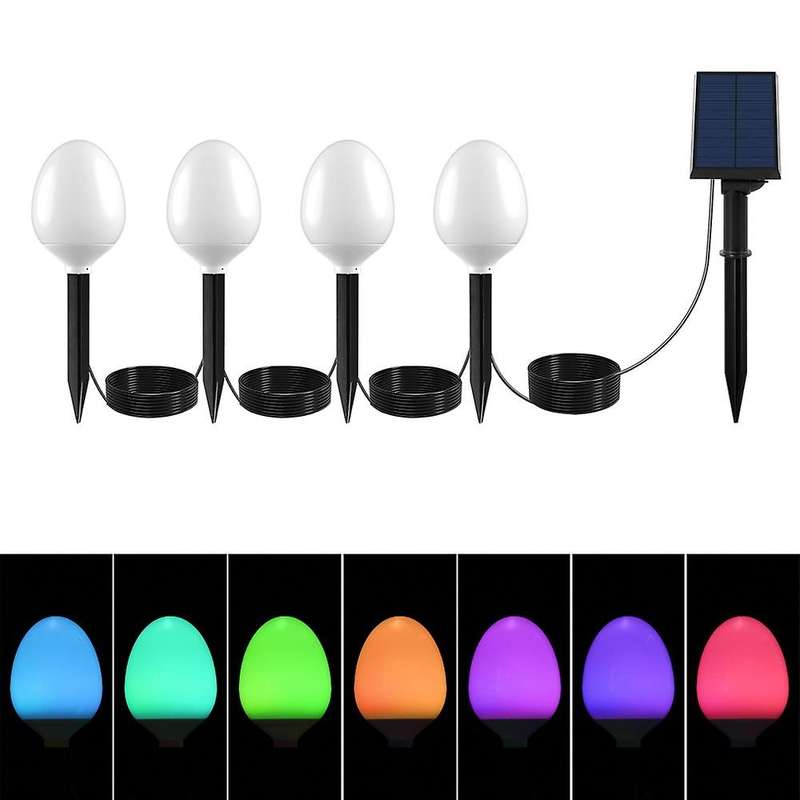 Buried Light Solar Lawn Path Lights Outdoor Garden Color Lamp,Yard Pathway Lighting Ground Plug Wate
