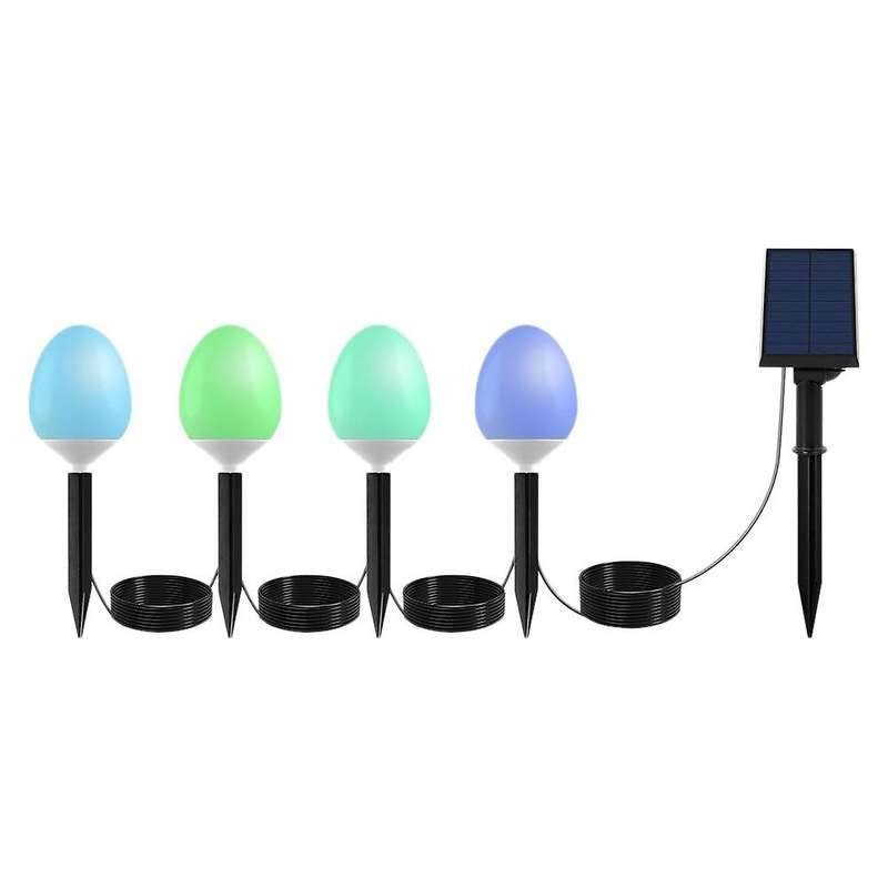 Buried Light Solar Lawn Path Lights Outdoor Garden Color Lamp,Yard Pathway Lighting Ground Plug Wate