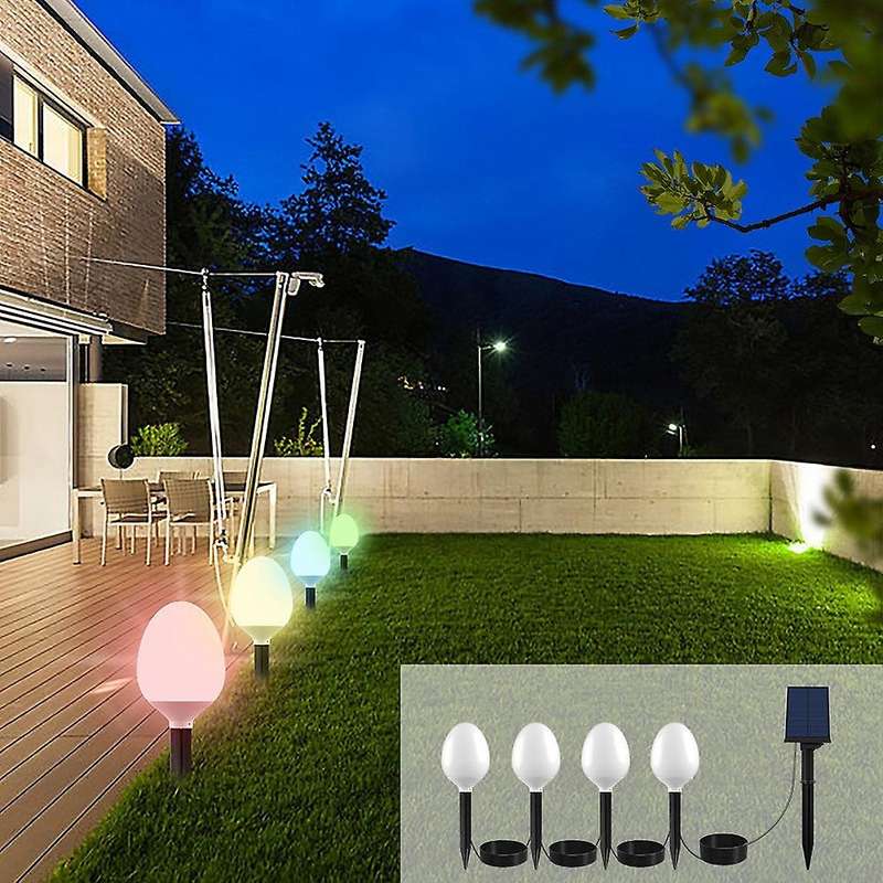 Buried Light Solar Lawn Path Lights Outdoor Garden Color Lamp,Yard Pathway Lighting Ground Plug Wate