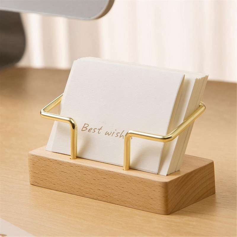 Business Card Holder Organizer Office Desk Display Stand Memo Counter Accessories Tabletop Shelf Ho