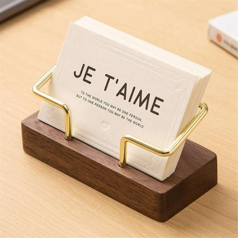 Business Card Holder Organizer Office Desk Display Stand Memo Counter Accessories Tabletop Shelf Ho