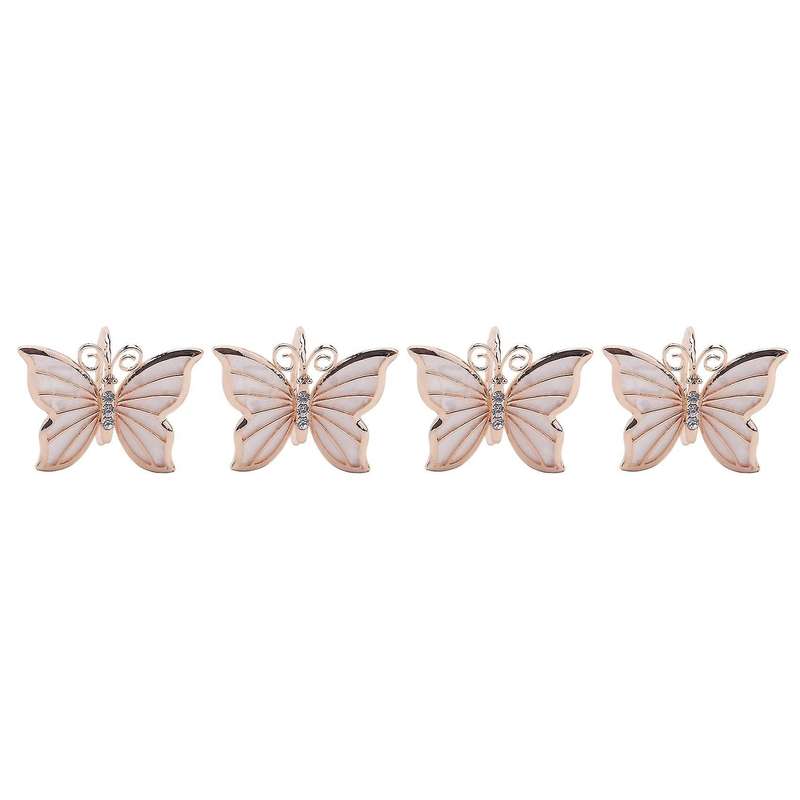 Butterfly Napkin Rings 4 for Family Gathering, Dinner, Wedding Decoration, Christmas, Table Decorat