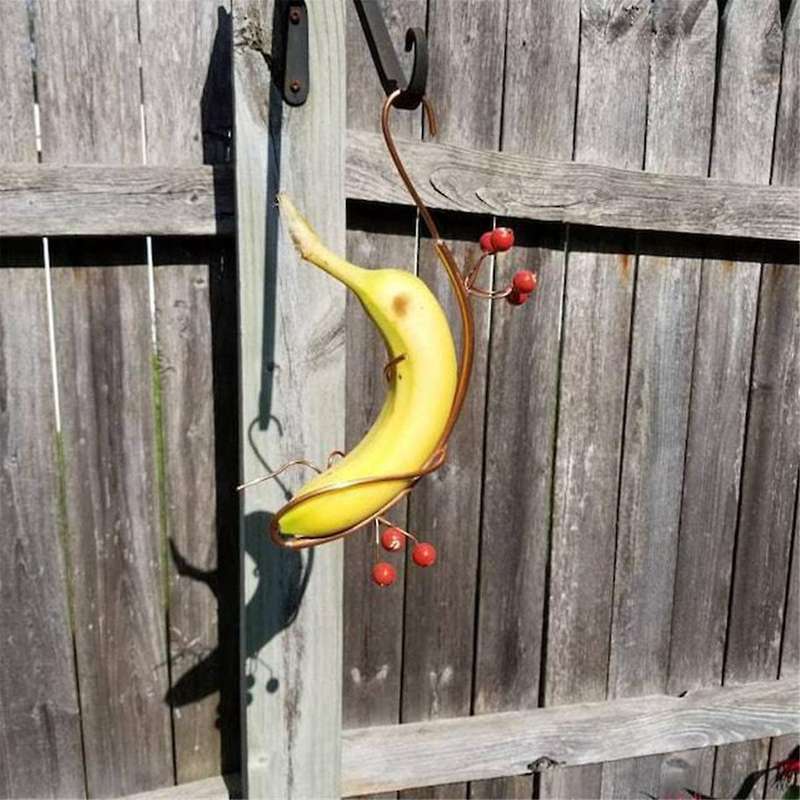 Butterfly Banana Hammock Hanging Fruit Hammock Under - 1 Fruit Hammock with Hooks - Basket Storage f