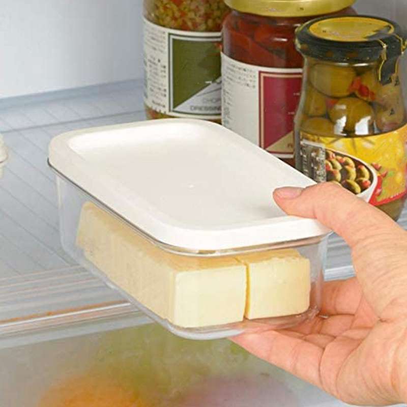 Butter Keeper with Sealed Lid and Cutter Slicer for Easy Cutting and Storage,Butter Box Cheese Keepe