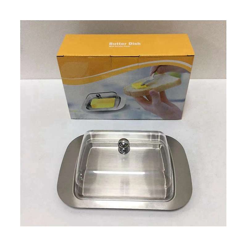 Butter Container with Cover, Suitable for Countertops, Butter Holders, Suitable for Home Kitchen Dec