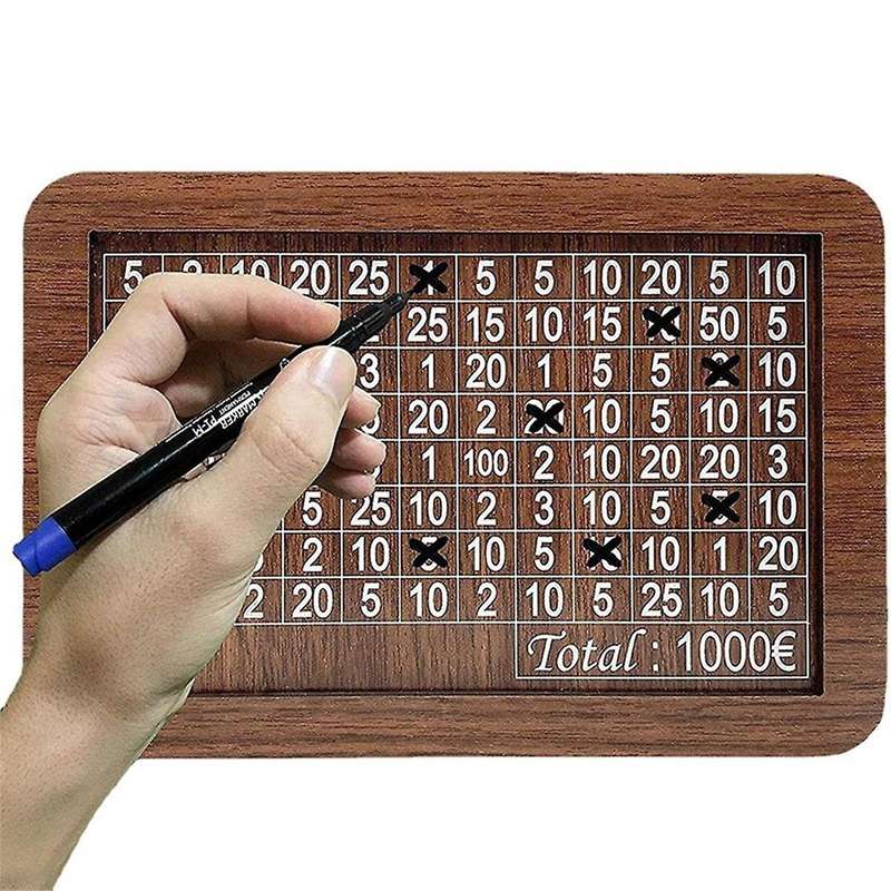 B-wooden Piggy Bank Disposable Decorative Wooden Handmade Money Saving Box with Money Goals Counter
