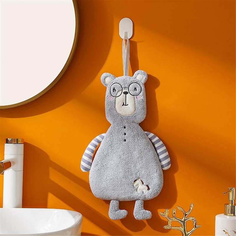 C Home Hanging Hand Towels High Quality Coral Velvet Soft Fine Comfortable Skin-Friendly Kitchen Bat