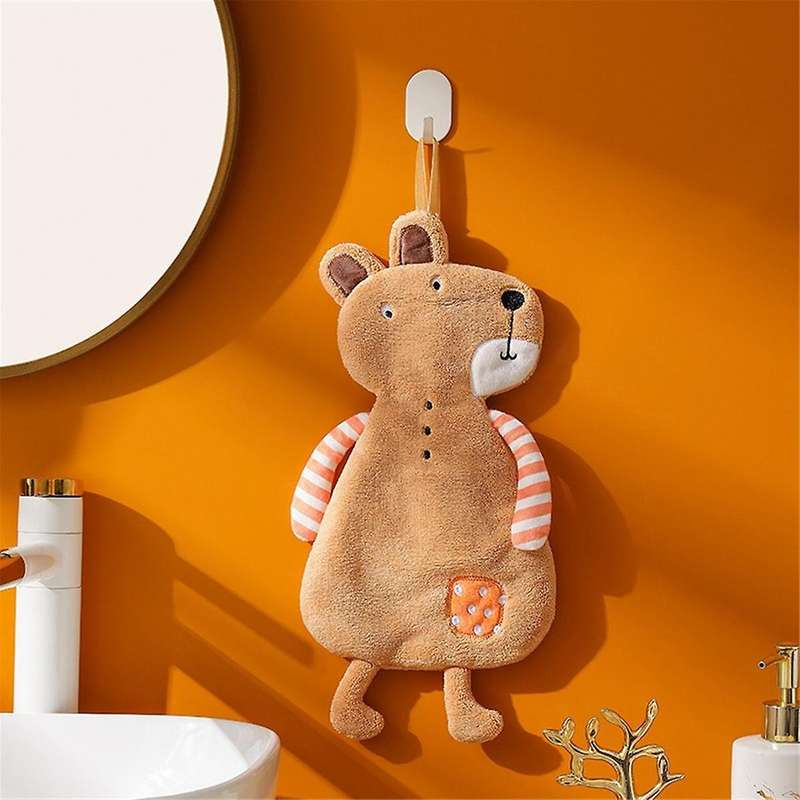 C Home Hanging Hand Towels High Quality Coral Velvet Soft Fine Comfortable Skin-Friendly Kitchen Bat
