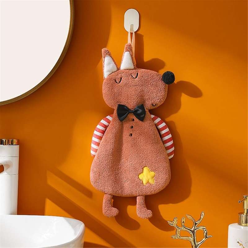 C Home Hanging Hand Towels High Quality Coral Velvet Soft Fine Comfortable Skin-Friendly Kitchen Bat