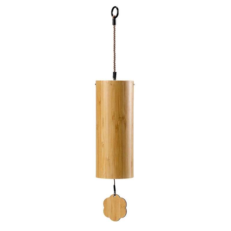 C Chord Spring Style Bamboo 8-tone Chord Wind Chimes Natural Bamboo Wind Chimes Outdoor Garden Pavil
