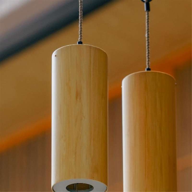 C Chord Spring Style Bamboo 8-tone Chord Wind Chimes Natural Bamboo Wind Chimes Outdoor Garden Pavil