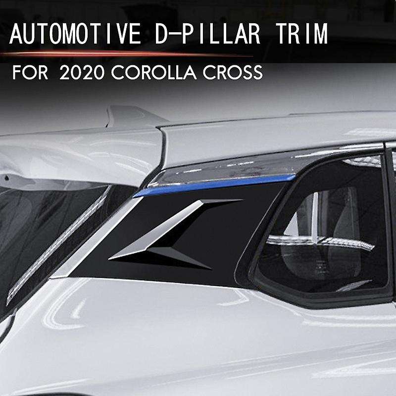C Pillar Rear Side Window Quarter Panel Cover Trim Garnish for 2020 2021