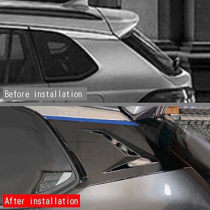 C Pillar Rear Side Window Quarter Panel Cover Trim Garnish for 2020 2021