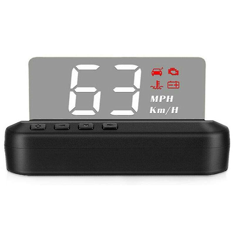C100 Universal Car SUV LED OBD Speed Water Temperature HUD Head-Up Projector Kit