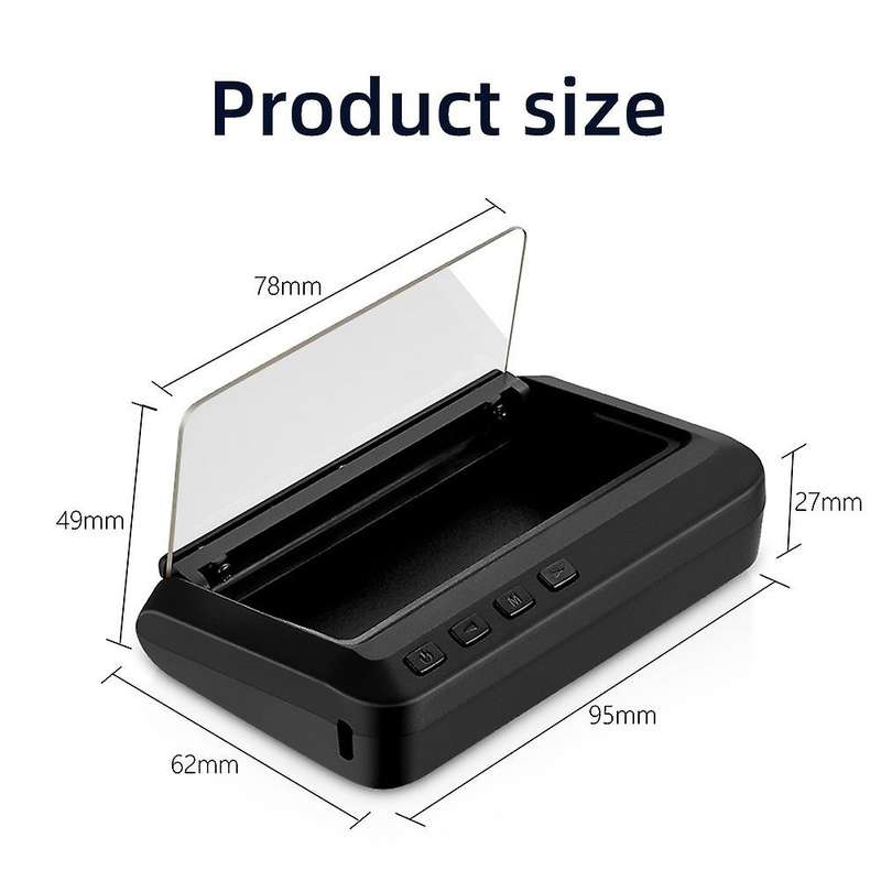 C100/OBD2 HUD , Auto Electronics OBD2 Hud Car Speed Projector Display Driving Computer
