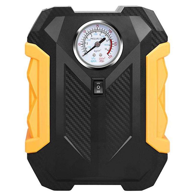 C12V Ar Air Pump Hand-Held Portable Tire Inflation Machine, 22 Cylinder Pointer Display Air Compress