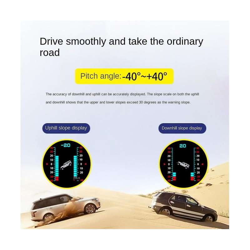 C20 Hud Projector Car Alarm Electronics Speedometer Gauges Auto On-board Computer Touch Screen