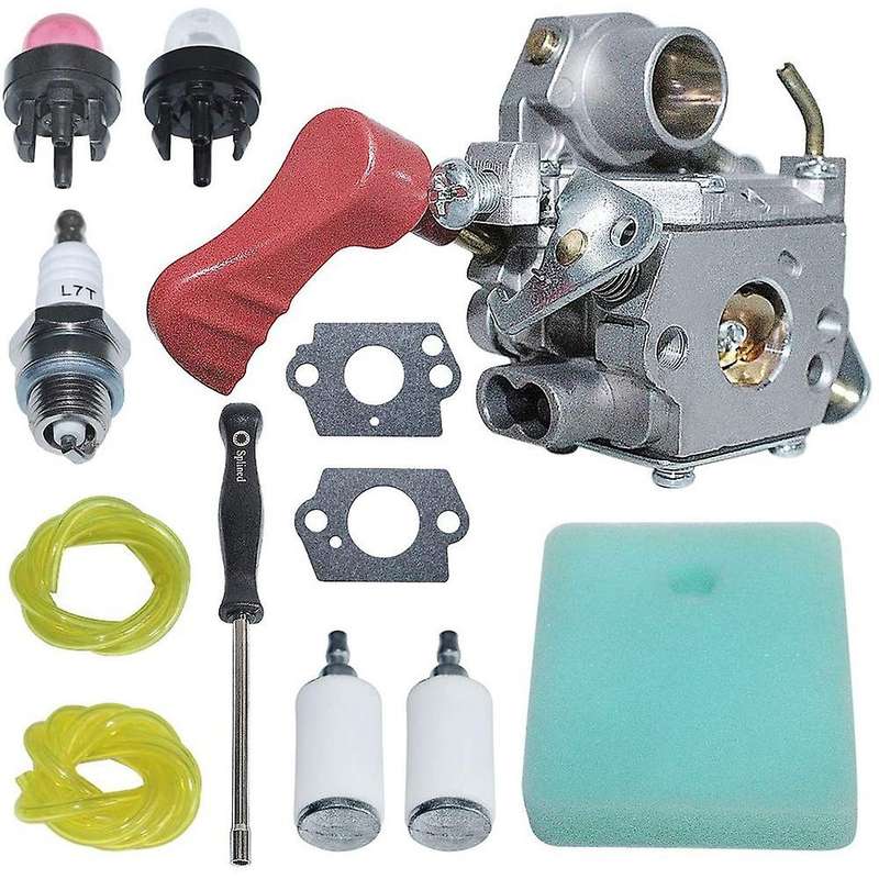 C1M-W44 Carburetor with Air Fuel Filter Line Kit for 33CC PP333 PP330 PPB330 PP133 Gas Trimmer