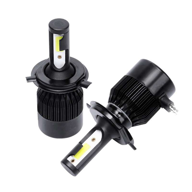 C6 Car Headlight Bulb Led Lamp H4/9003/Hb2 Led Headlight Bulbs,2Pcs 6500K Cool White Led Headlight F