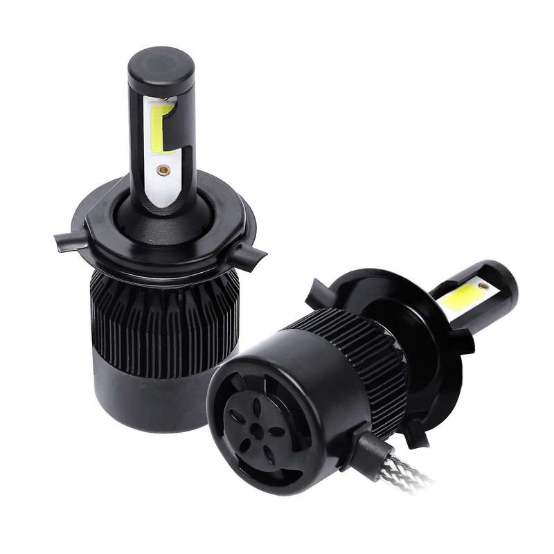 C6 Car Headlight Bulb Led Lamp H4/9003/Hb2 Led Headlight Bulbs,2Pcs 6500K Cool White Led Headlight F