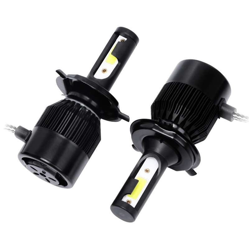 C6 Car Headlight Bulb Led Lamp H4/9003/Hb2 Led Headlight Bulbs,2Pcs 6500K Cool White Led Headlight F