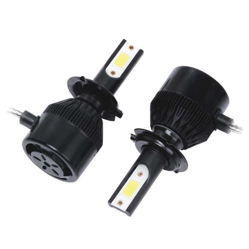 C6 Car Headlight Bulb Led Lamp H7 Led Headlight Bulbs,2Pcs 6500K Cool White Led Headlight Fog Light