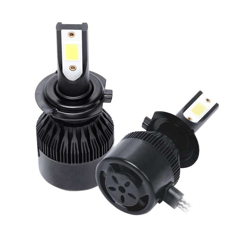 C6 Car Headlight Bulb Led Lamp H7 Led Headlight Bulbs,2Pcs 6500K Cool White Led Headlight Fog Light