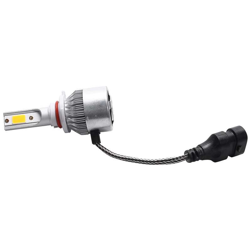 C6 Led Car Headlight Bulbs, 2Pcs 3000K Yellow Light Led Headlight Fog Light-Bulbs 72W 8000Lm Convers