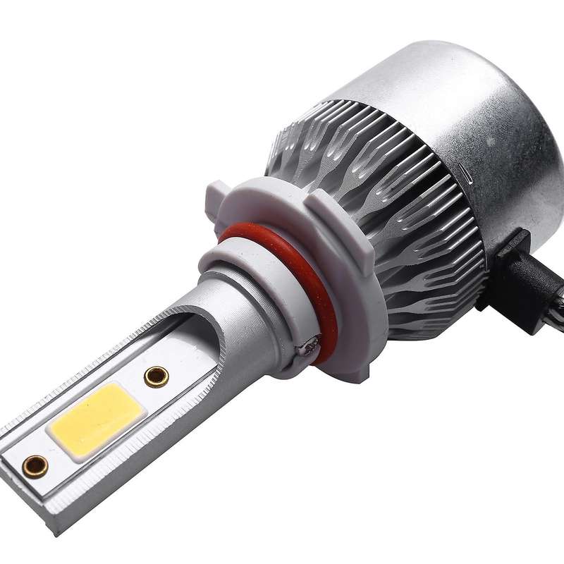 C6 Led Car Headlight Bulbs, 2Pcs 3000K Yellow Light Led Headlight Fog Light-Bulbs 72W 8000Lm Convers