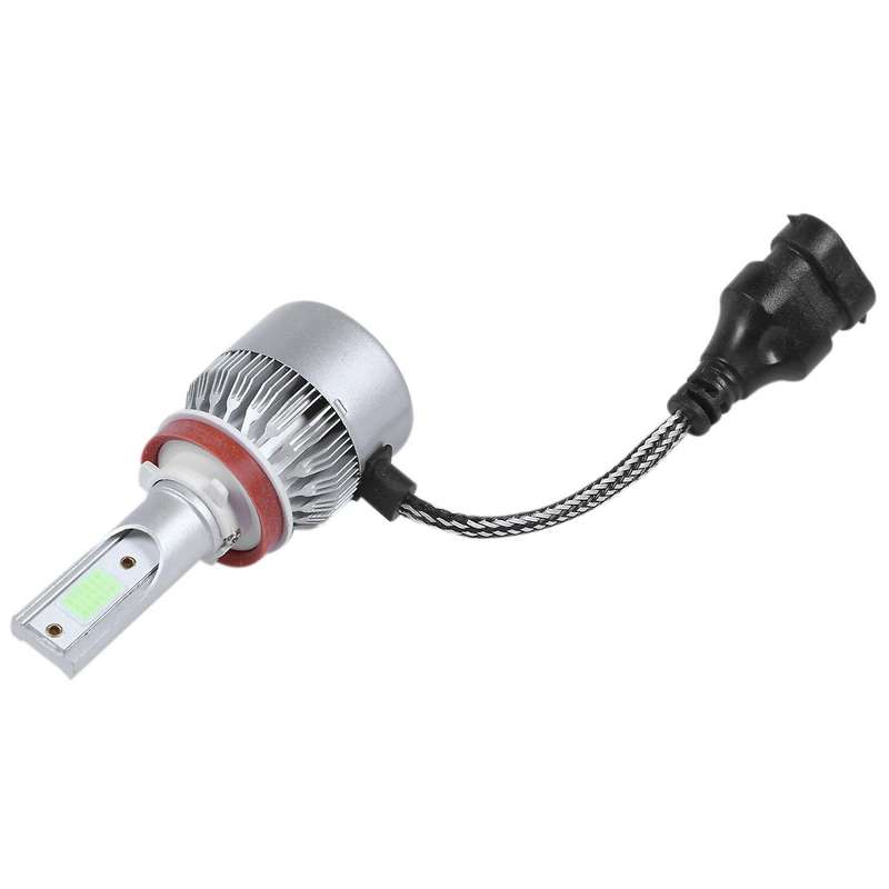 C6 Led Car Headlight Bulbs, 2Pcs 8000K Light Blue Led Headlight Fog Light- Bulbs 72W 8000Lm Conversi