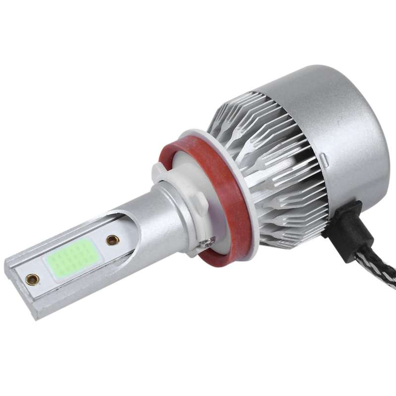 C6 Led Car Headlight Bulbs, 2Pcs 8000K Light Blue Led Headlight Fog Light- Bulbs 72W 8000Lm Conversi