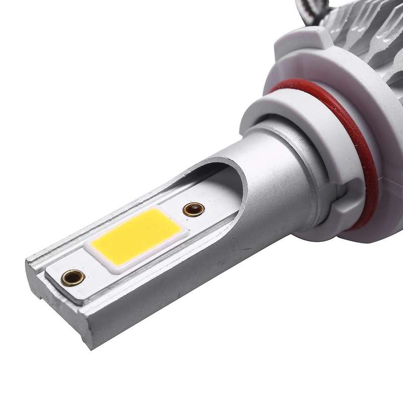 C6 Led Car Headlight Bulbs, 2Pcs 3000K Yellow Light Led Headlight Fog Light-Bulbs 72W 8000Lm Convers