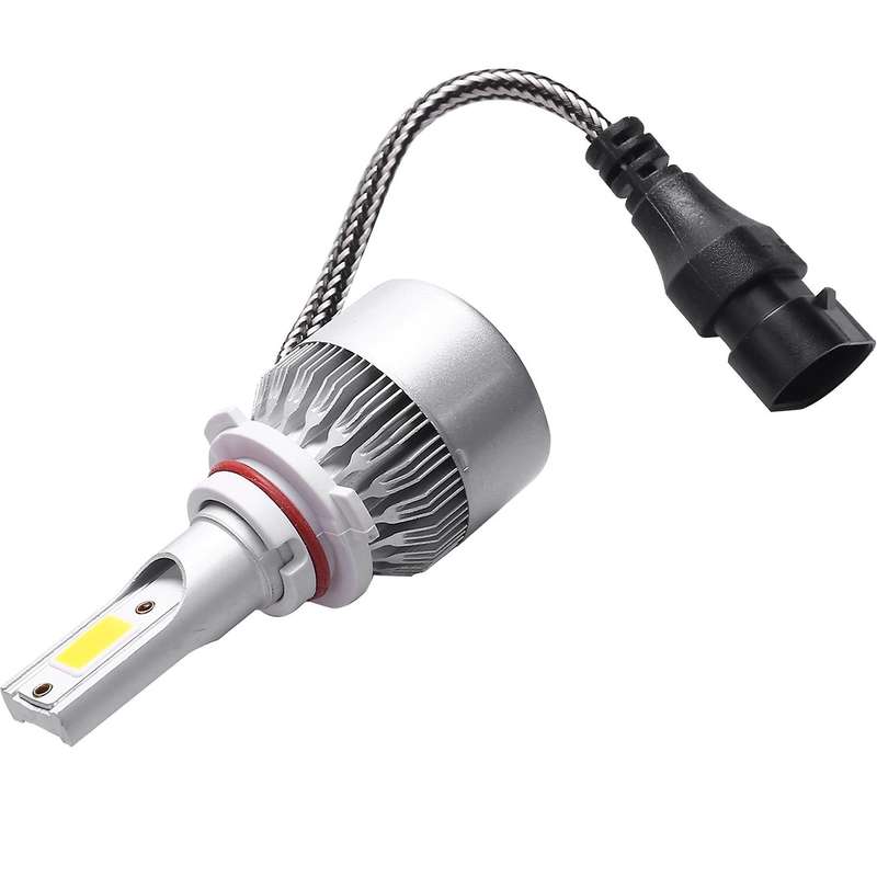 C6 Led Car Headlight Bulbs, 2Pcs 3000K Yellow Light Led Headlight Fog Light-Bulbs 72W 8000Lm Convers