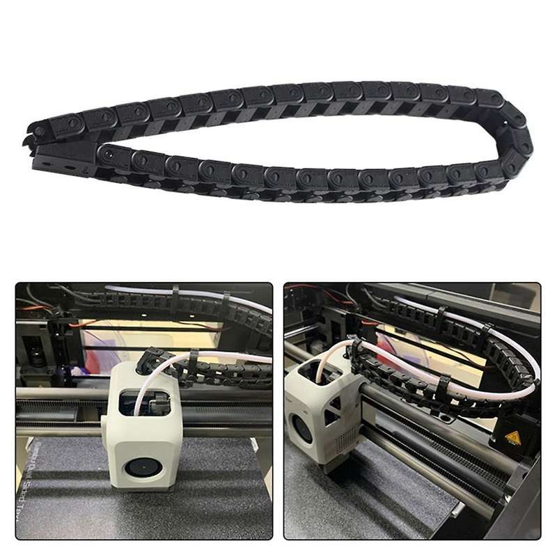 Cable Chains Drag Chain for Bambu Lab P1P Openning Type Drag Chain Drag Towline Assembly Kit 3D Prin
