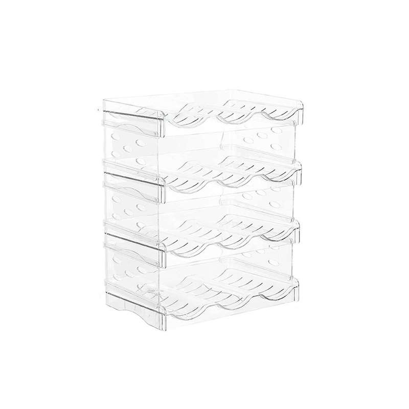 Cabinet Water Bottle Storage Rack, Beverage Bottle Storage Display Rack, Stackable Cup Rack for Kitc